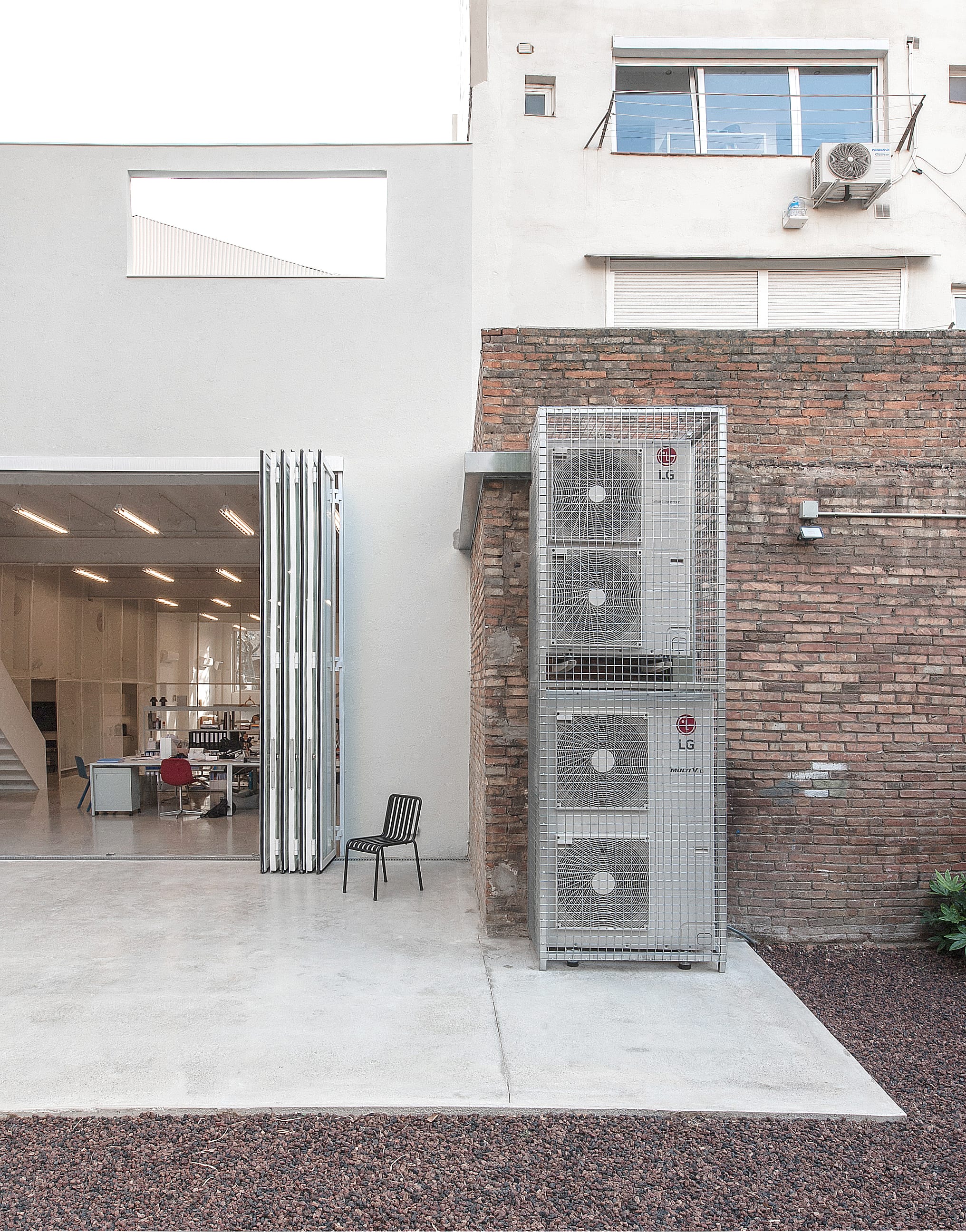 an altered warehouse