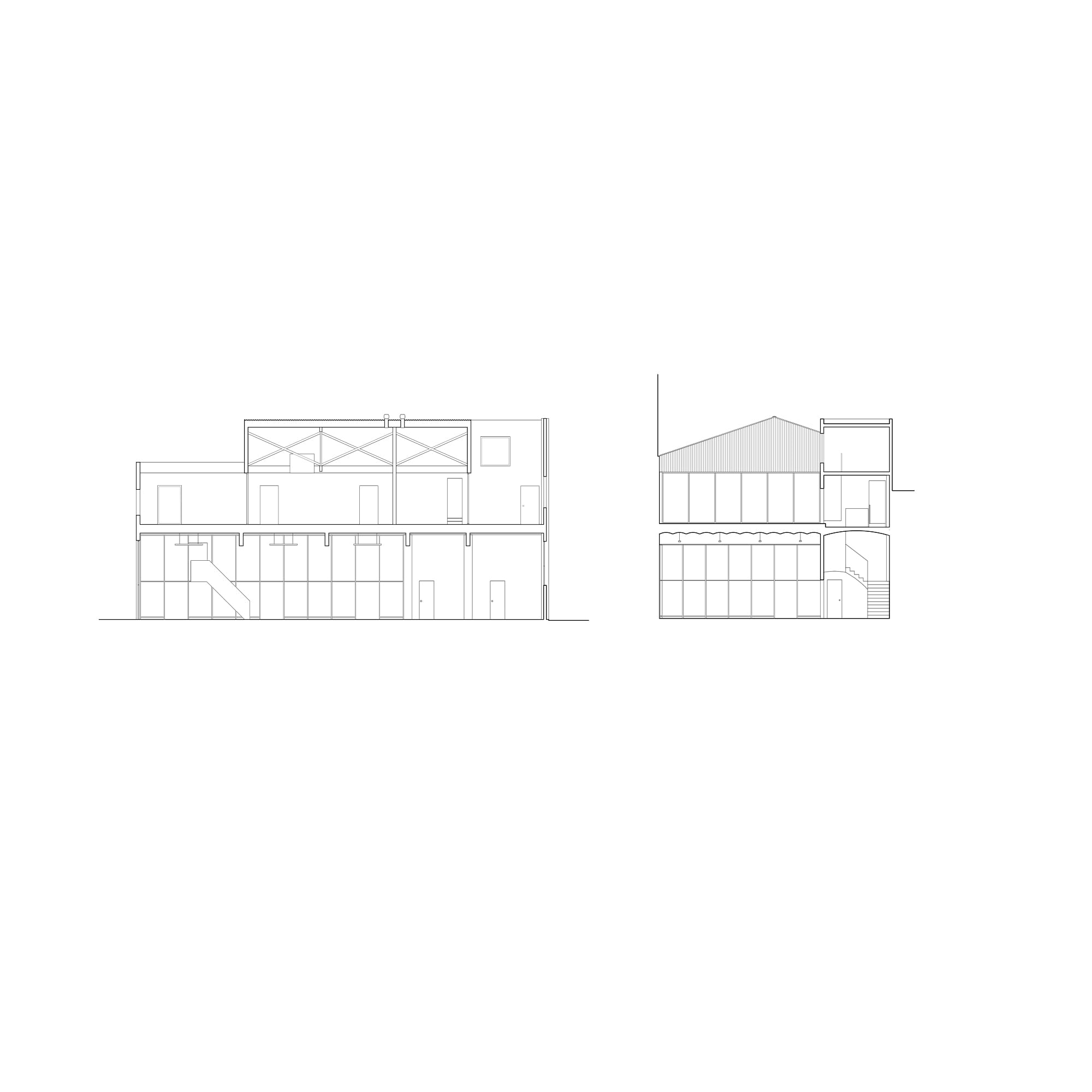an altered warehouse